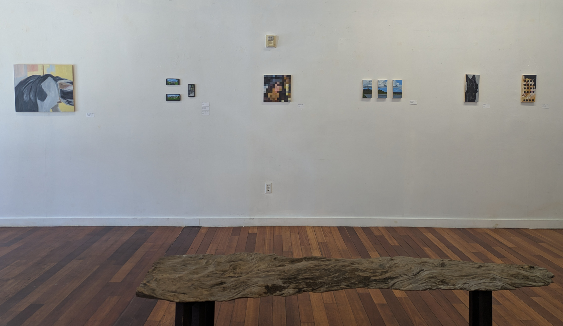 On What We Dwell installation at Little Raven Gallery, July 2026.