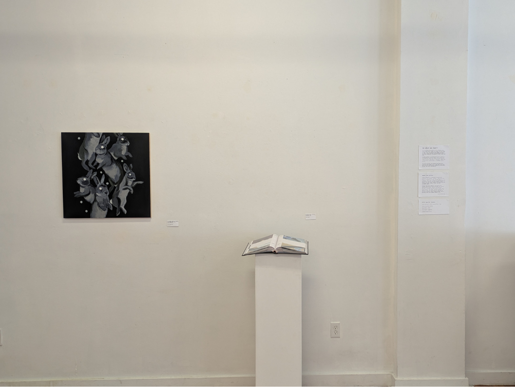 On What We Dwell installation at Little Raven Gallery, July 2026.